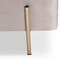 Baxton Studio Rockwell Contemporary Glam and Luxe Grey Velvet Upholstered and Gold Finished Metal Storage Bench 198-12210-ZORO - alternate 7